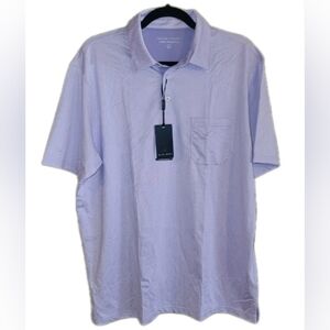 Michael Rouen Men's Performance Polo Lavender Size Large New Short Sleeve NWT